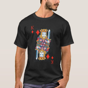 King Of Diamonds     Easy Halloween Costume Front  T-Shirt
