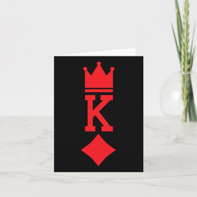 King Of Diamonds Playing Card Halloween Costume  (Front)