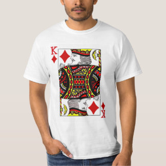 King of Diamonds Playing Card T-Shirt