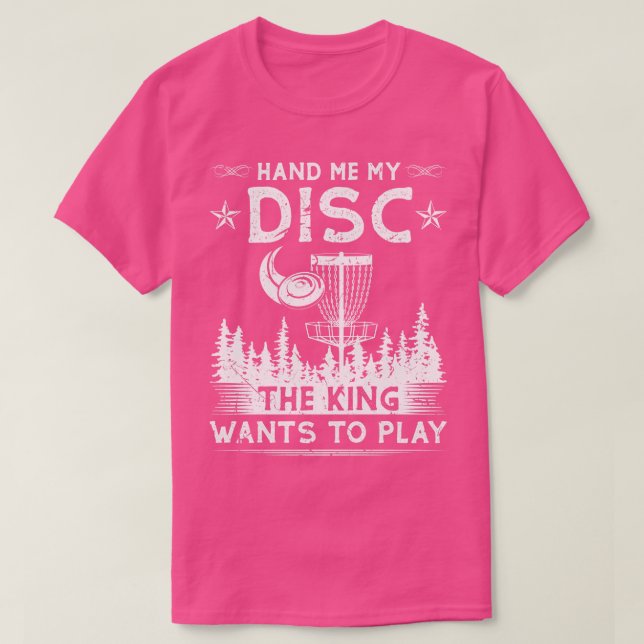 King Of Disc Golf T-Shirt (Design Front)