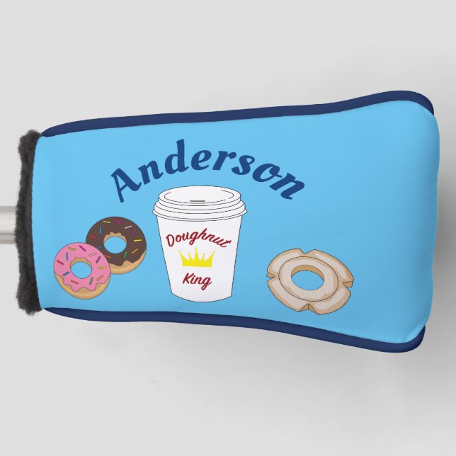 King of Doughnuts Golf Head Cover (Front)