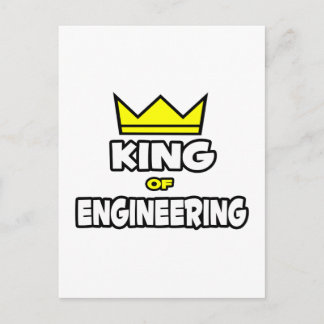 King of Engineering Postcard