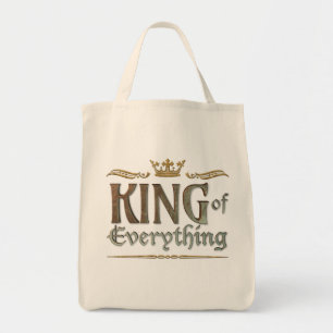 KING of Everything - Grand Mediaeval Royal Crown Tote Bag