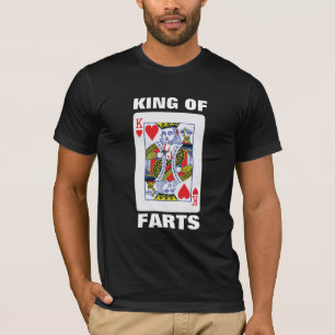 KING OF FARTS PLAYING CARD PARODY T-Shirt