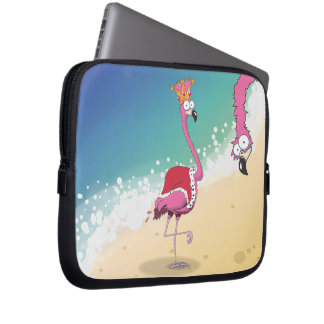 King of Flamingos - ruining the moment Laptop Sleeve