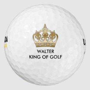 King Of Golf Monogram Golf Balls