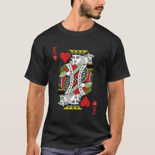 King Of He Playing Cards Halloween Deck Of Cards P T-Shirt