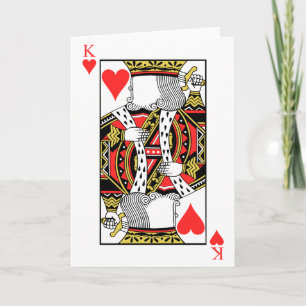 King of Hearts - Add Your Image Card