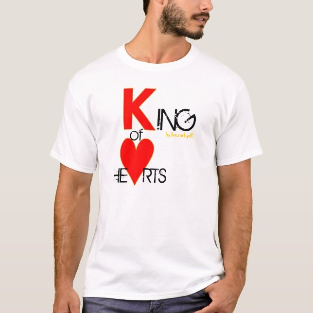 KING OF HEARTS by live.rock.yell! T-Shirt (Front)
