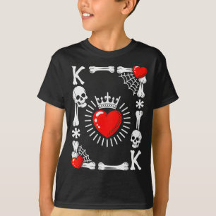King Of Hearts Card Costume Funny Halloween King O T-Shirt