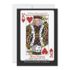 King of Hearts Casino Night Photo Invitation
