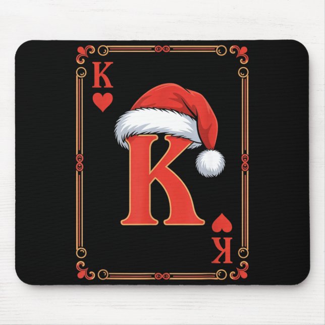 King Of Hearts Christmas Costume Playing Cards Kin Mouse Mat (Front)
