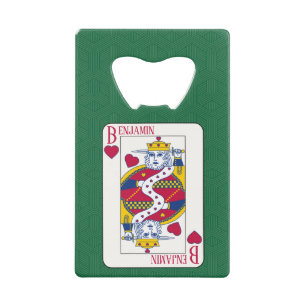 King of Hearts Custom Name Playing