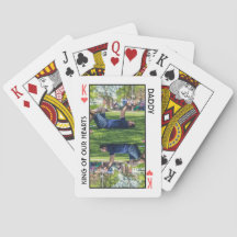 King of Hearts Custom Text and Photo Fathers Day