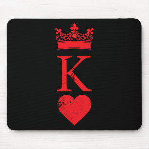 King of Hearts Halloween Costume Vintage Poker Car Mouse Mat