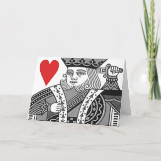 King of Hearts Holiday Card
