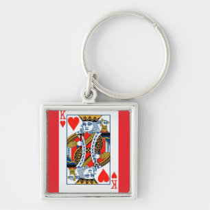 King of Hearts  Key Ring