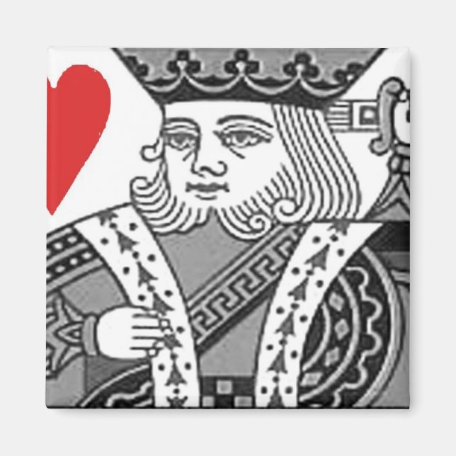 king of hearts magnet (Front)