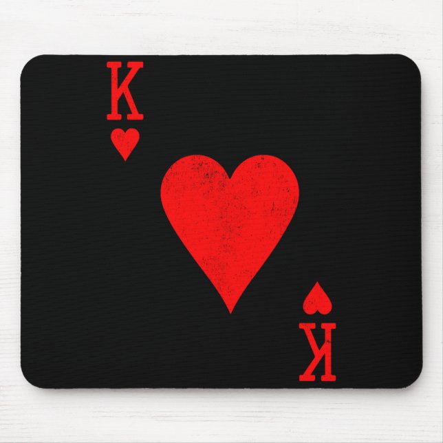 King Of Hearts Matching Couple Saint Valentine's D Mouse Mat (Front)