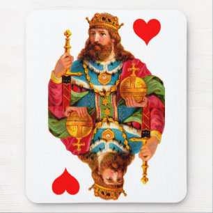 King of Hearts Mouse Mat