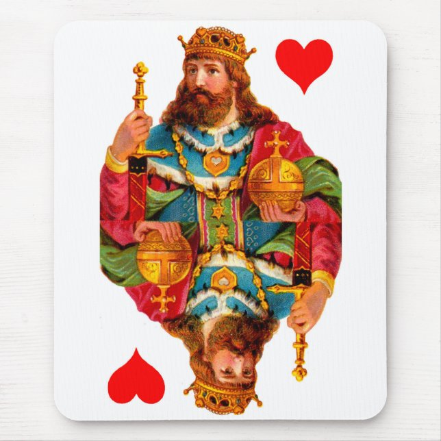 King of Hearts Mouse Mat (Front)
