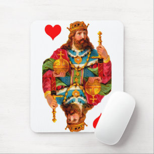 King of Hearts Mouse Mat