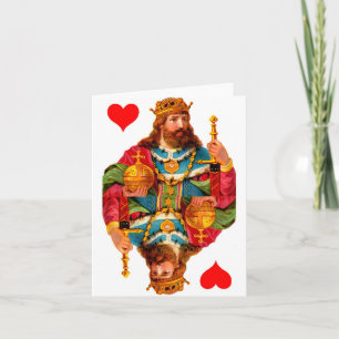 King of Hearts Note Card