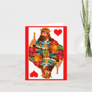 King of Hearts Note Card
