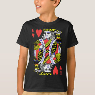King Of Hearts Playing Card Halloween Costume Vale T-Shirt