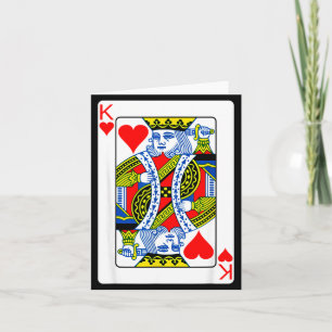 King Of Hearts Playing Card Valentine Costume 