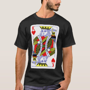 King Of Hearts Playing Cards Halloween Costume Cas T-Shirt