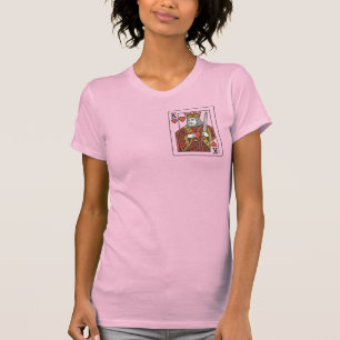 King of Hearts — Regal Red & Gold T-Shirt