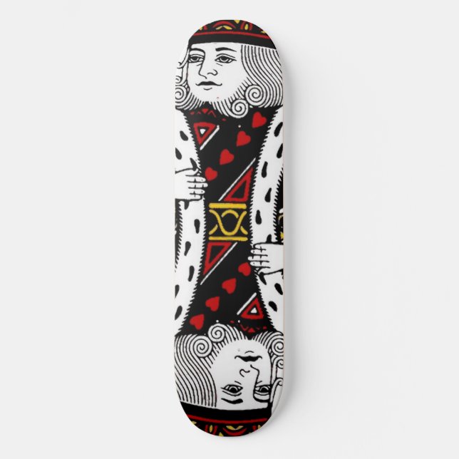 King of hearts skateboard (Front)