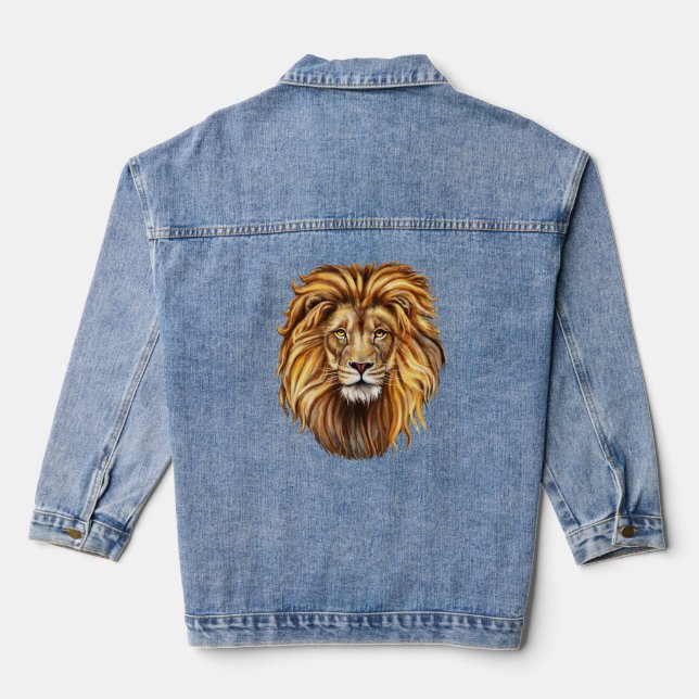 King of jongol  denim jacket (Back)