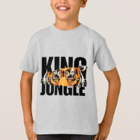 King of Jungle Tiger Boys T-Shirt