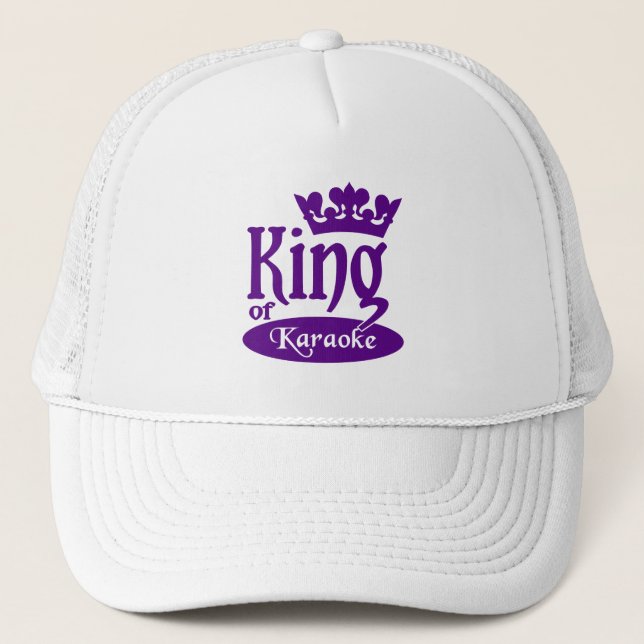 King of Karaoke hat (Front)