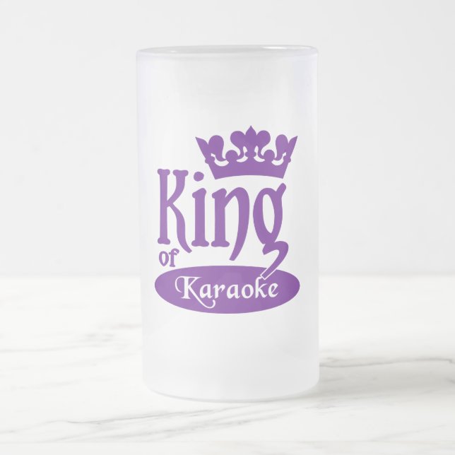 King of Karaoke mug - choose style & color (Center)