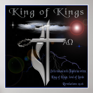 King of kings Christian poster