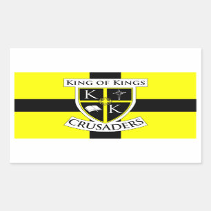 King of Kings Crusaders Flag Sticker