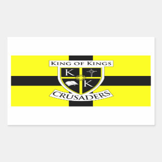 King of Kings Crusaders Flag Sticker