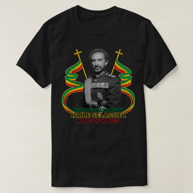 King of Kings Haile Selassie Classic T-Shirt (Design Front)