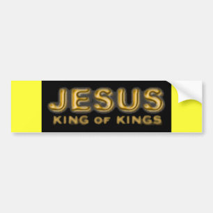 king of kings JESUS bumper sticker