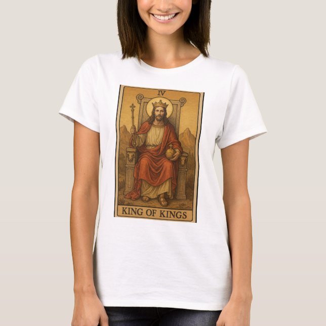 King of Kings Tarot Jesus T-Shirt (Front)