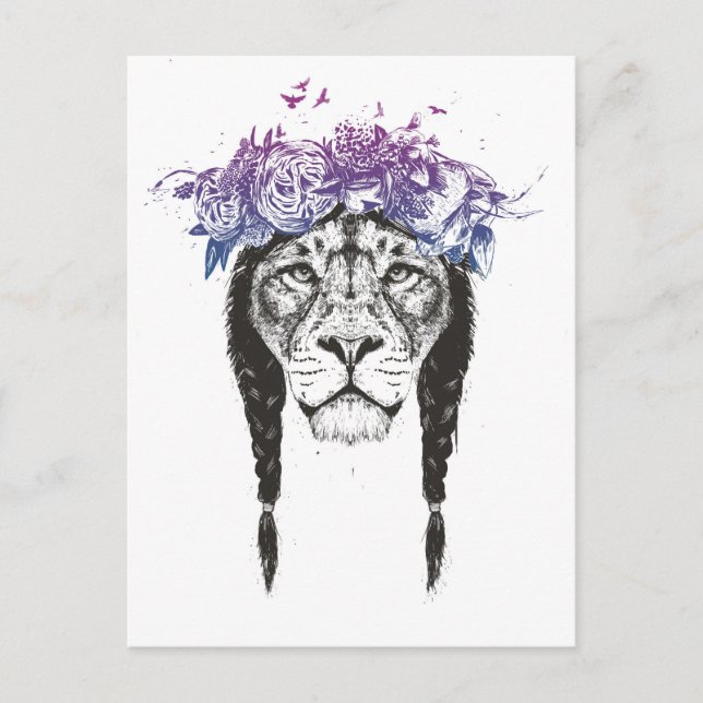 King of lions postcard (Front)