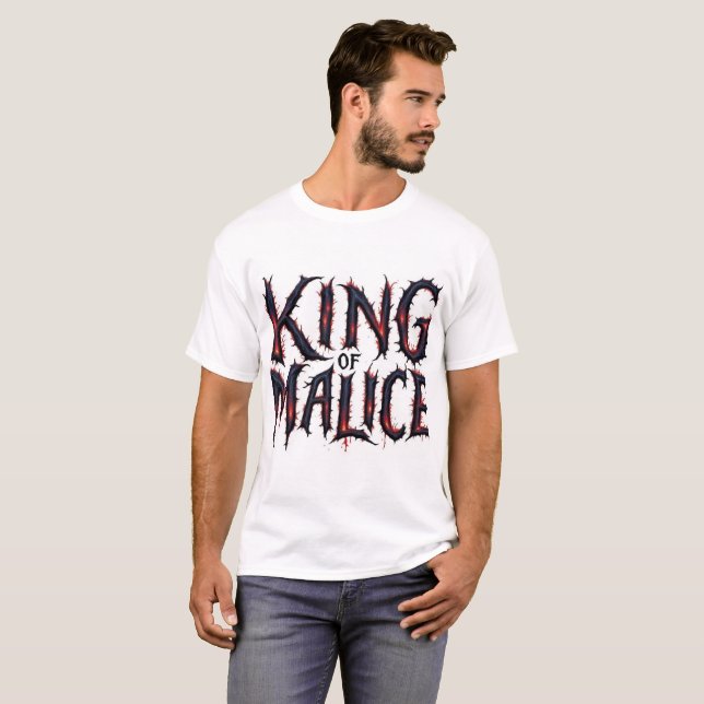 King of Malice Trending Design  T-Shirt (Front Full)