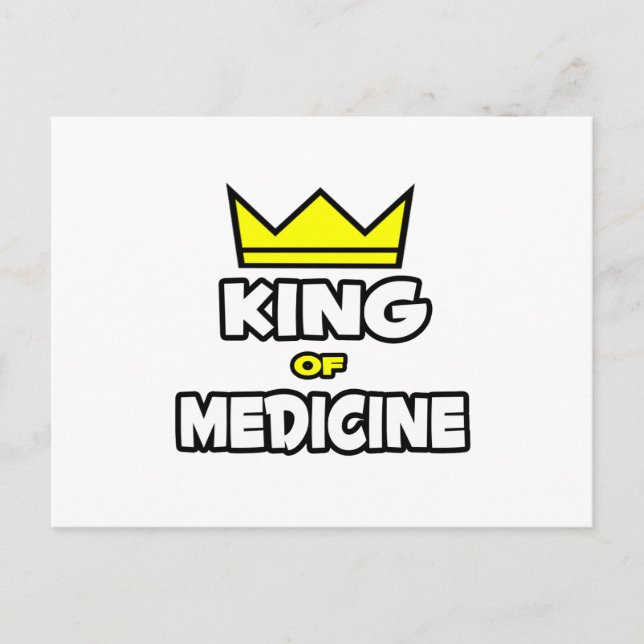 King of Medicine Postcard (Front)