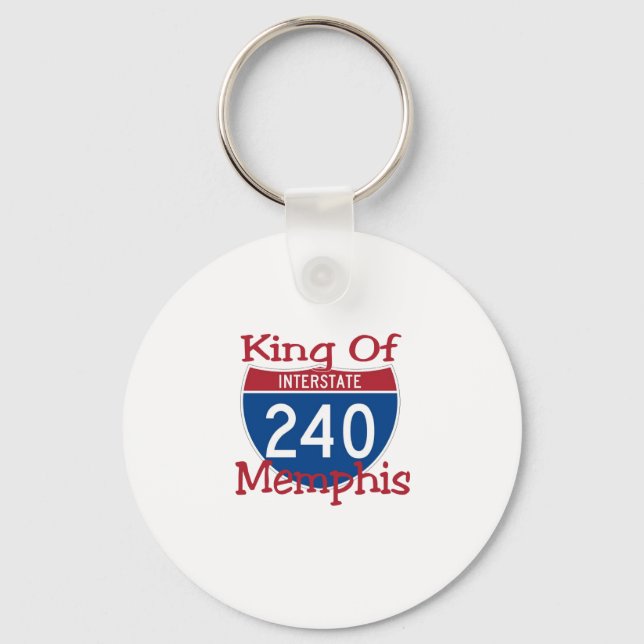 King Of Memphis Key Ring (Front)