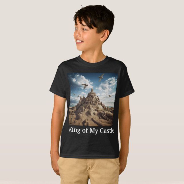 King of My Sandcastle Boy's TEE (Front Full)