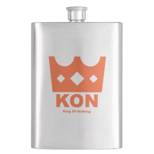 King Of Nothing Hip Flask