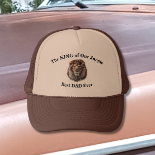 King Of Our Jungle Best Dad Ever Trucker Hat